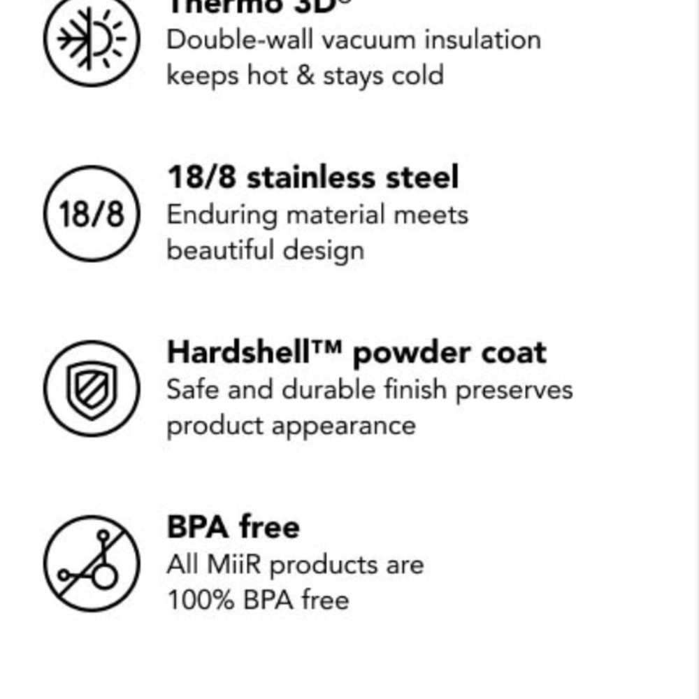 Miir Wide Mouth Tumbler - White 20 oz - Picture 6 of 9